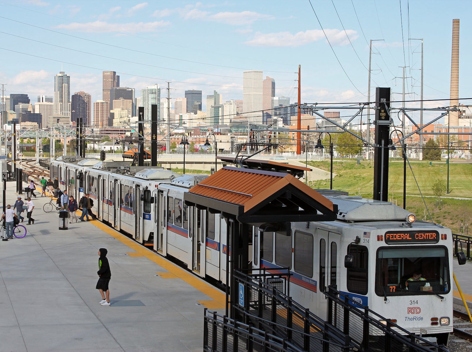 Image of the RTD Light Rail in Denver, Colorado