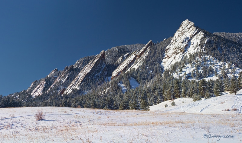 Snowy Boulder, Colorado