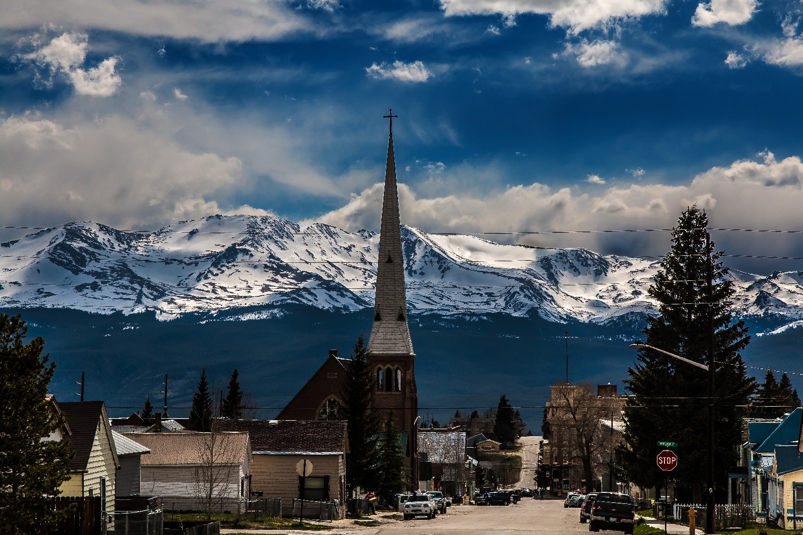 Snowy Leadville, Colorado