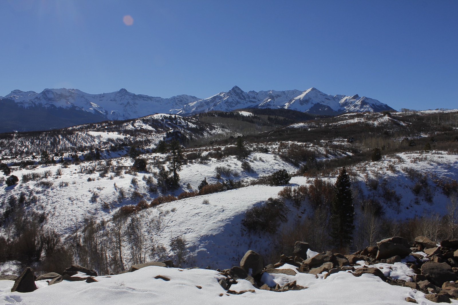 Snowy Montrose, Colorado