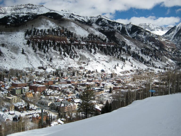 Average Snowfall in Colorado Cities By Month