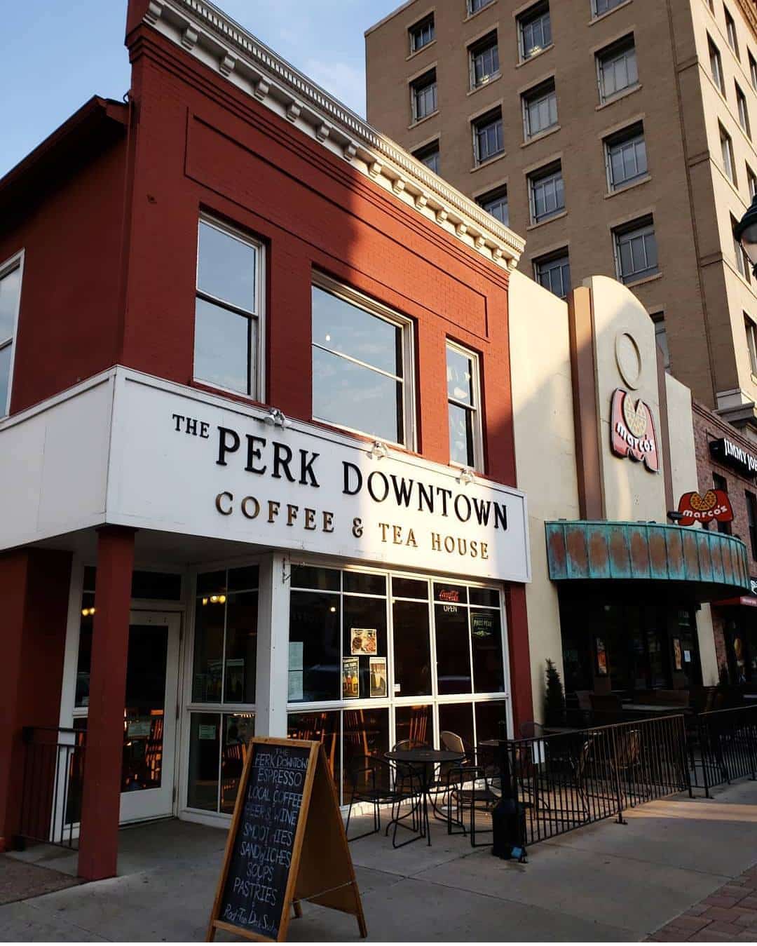 Coffee House, The Perk Downtown, Colorado Springs, Colorado