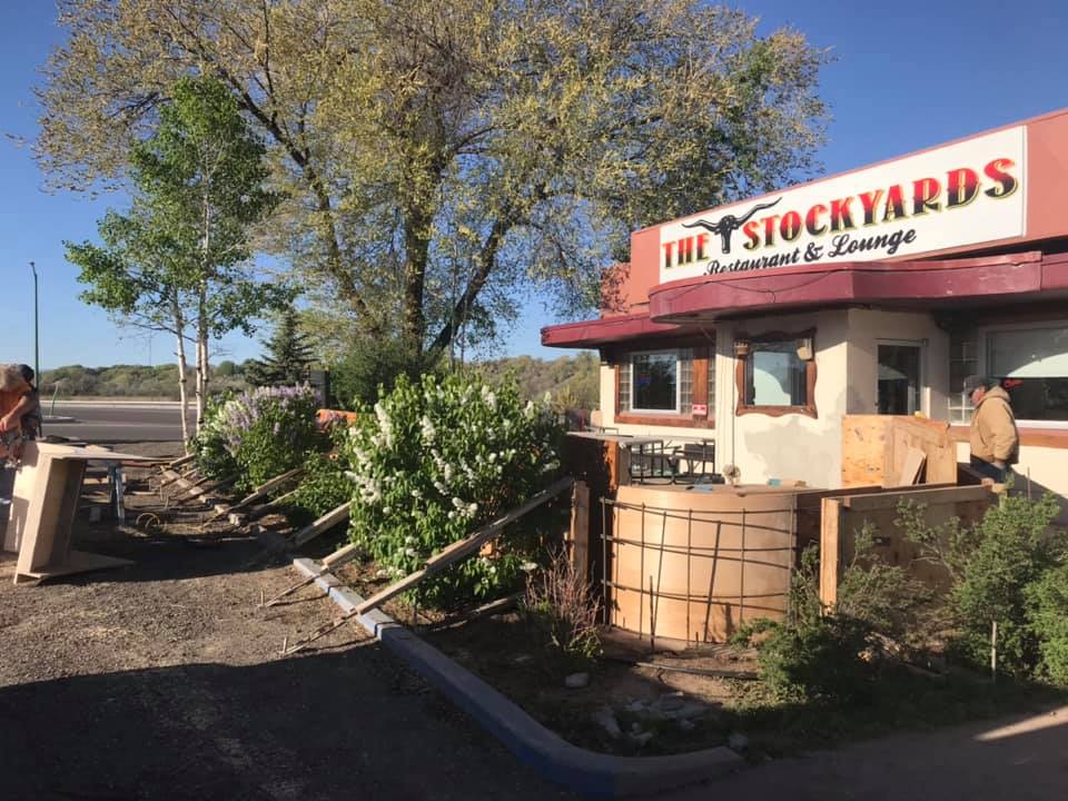 Entrance to the Stockyards restaurant