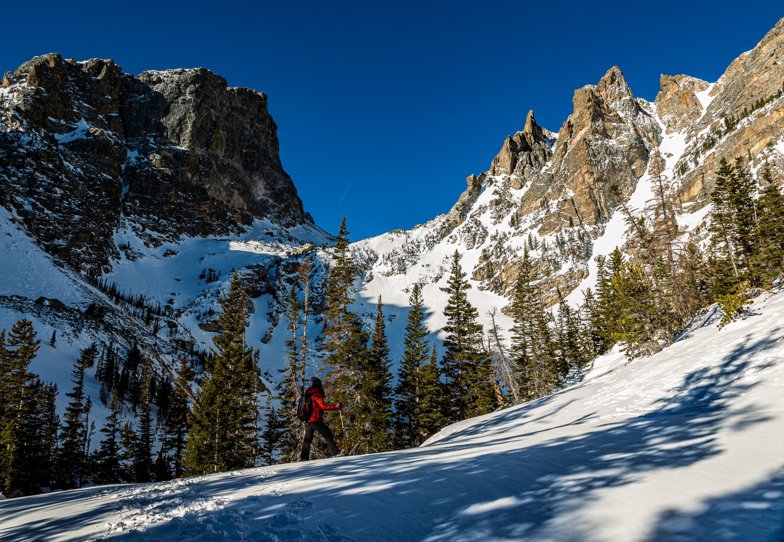 Cold Weather, Winter Hike in Colorado