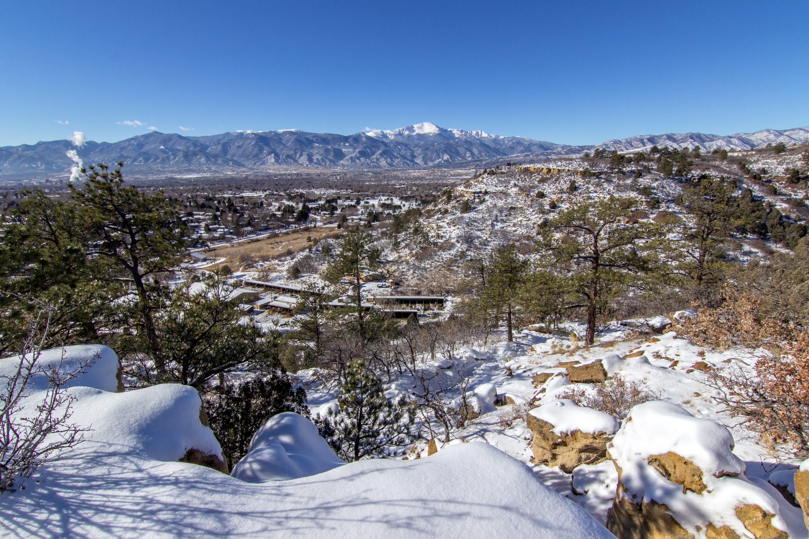 Winter Snow, Colorado Springs, Colorado