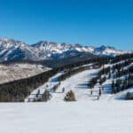 Wintertime Ski Slopes in Colorado