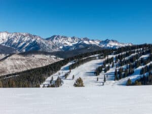 Wintertime Ski Slopes in Colorado