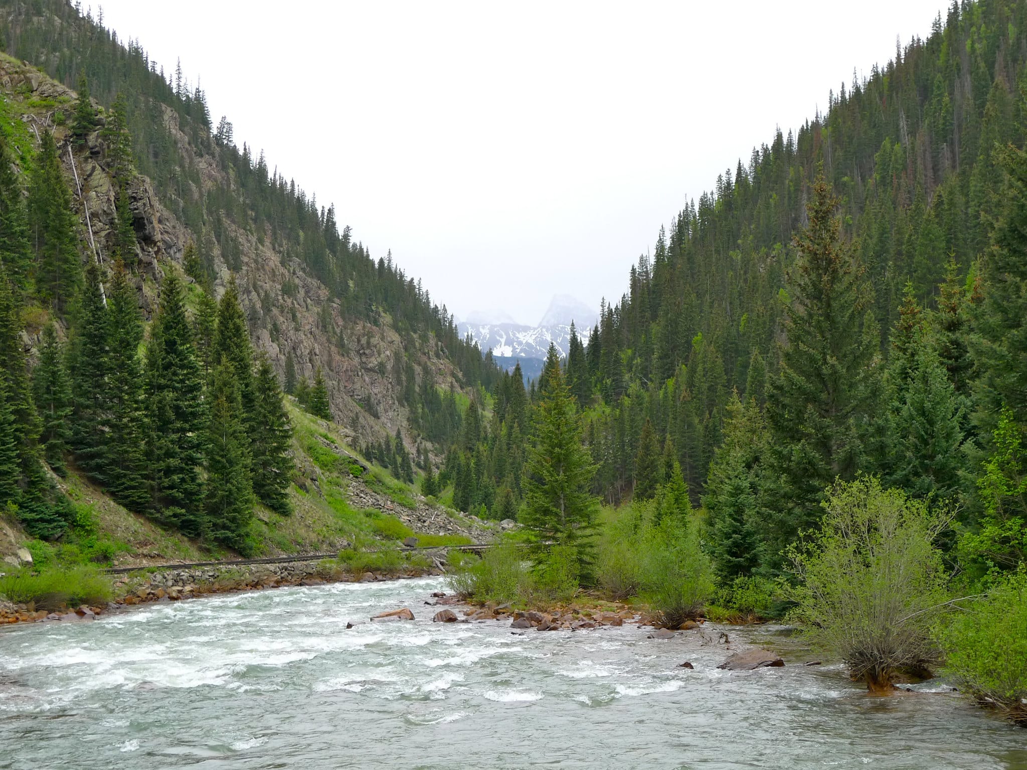 Valley with river