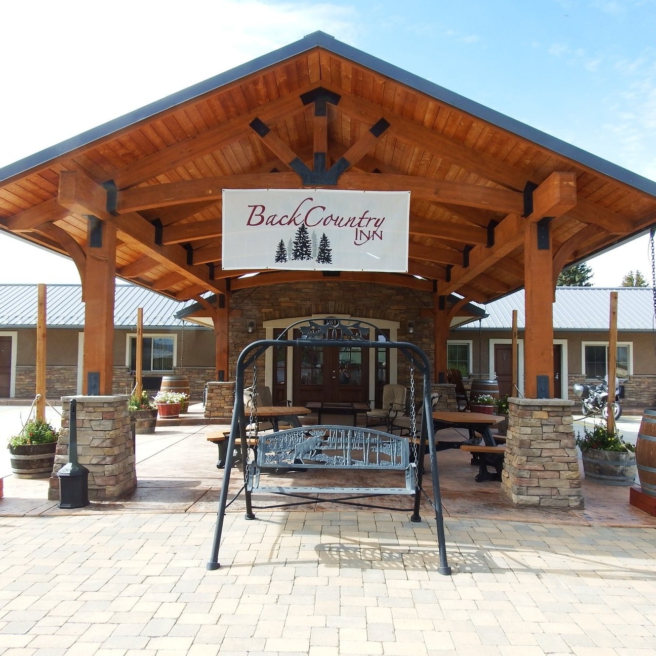 Entrance to hotel