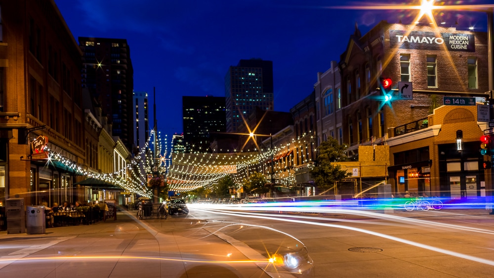 Larimer Square Denver Lights