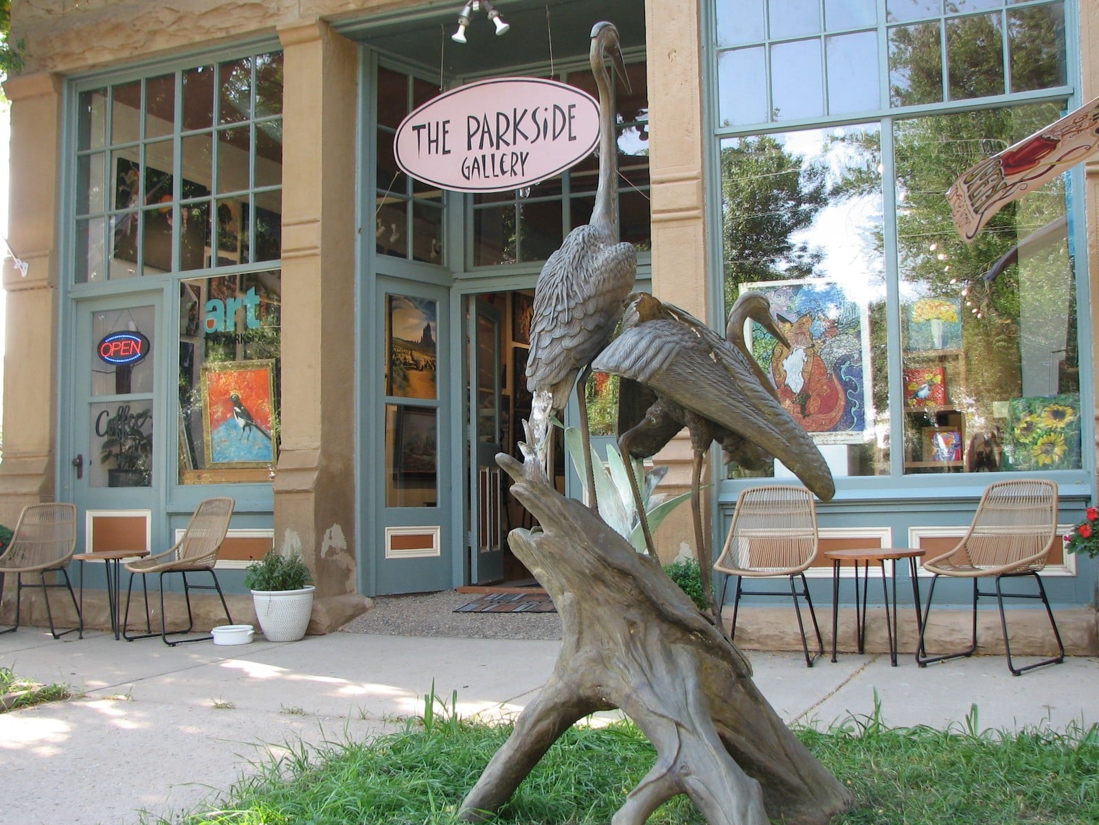 Parkside Art Gallery and Cafe Exterior La Veta