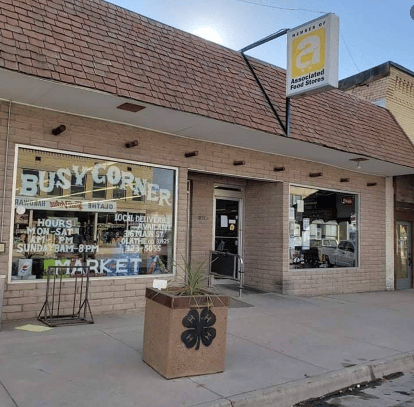 Small town market in Olathe