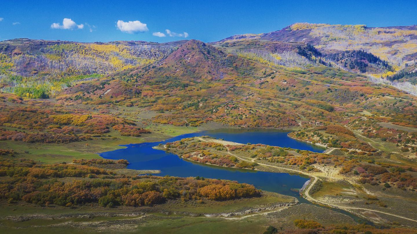 Lake on ranch property