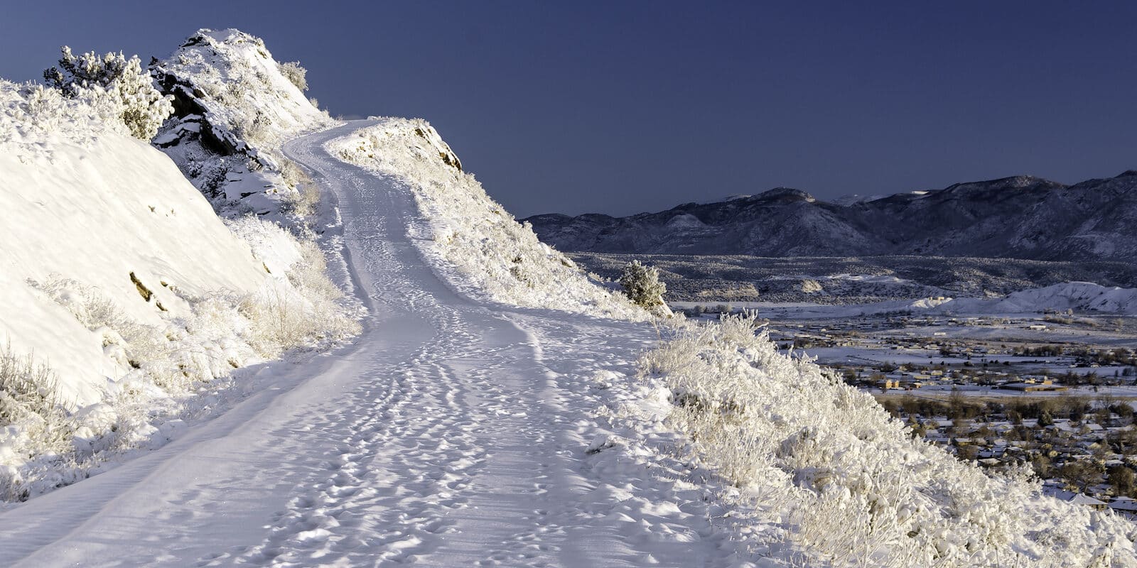 Canon City CO Snowfall Skyline Drive