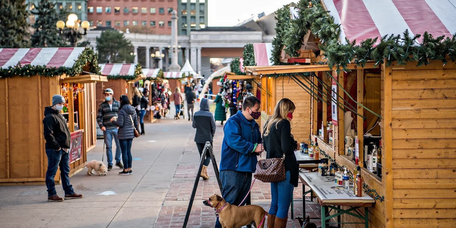 Denver Christkindlmarket Shopping Booths