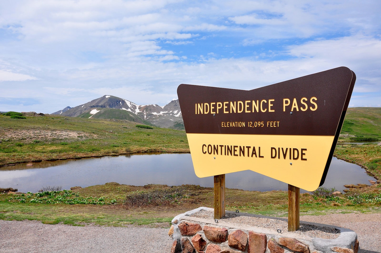 Independence Pass Continental Divide Colorado