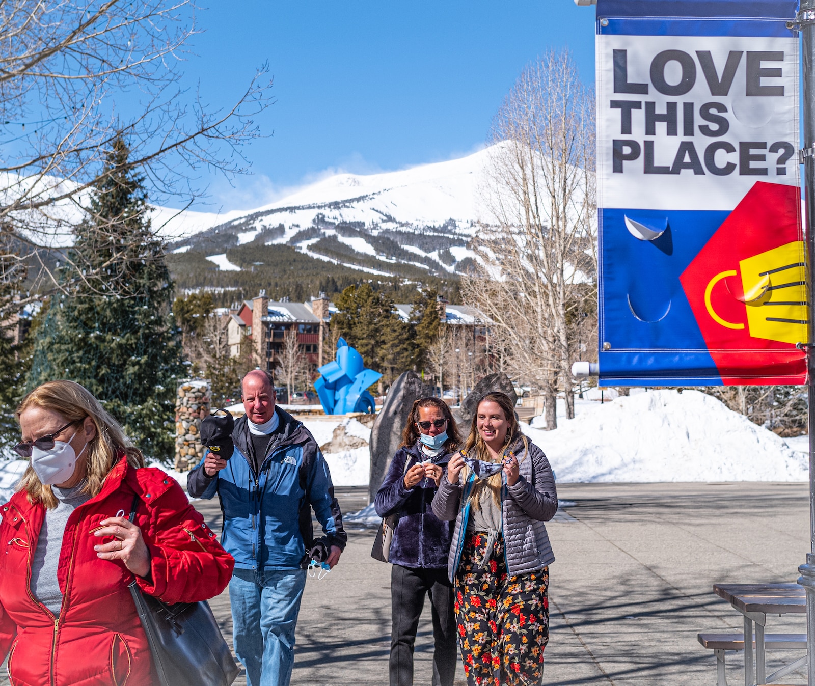 Colorado Rocky Mountains Breckenridge Love Sign