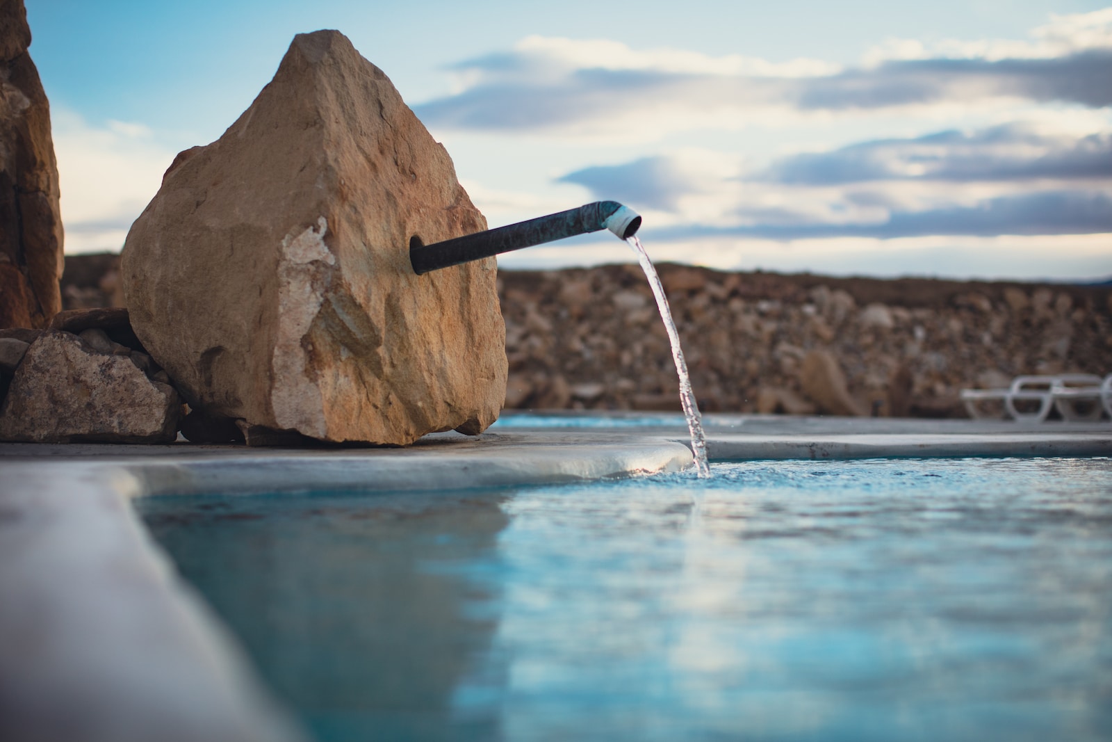 Desert Reef hot Springs Colorado Water Faucet