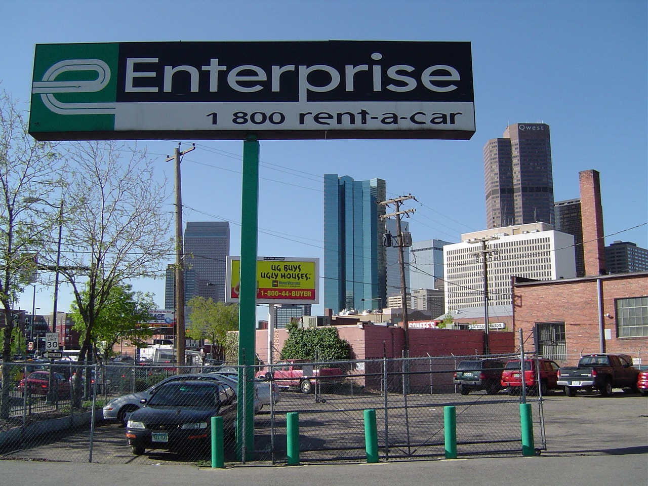 Enterprise Rent-a-ca Sign Denver Co