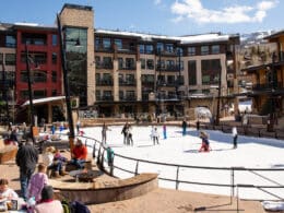 Snowmass Base Village Plaza Ice Rink, CO