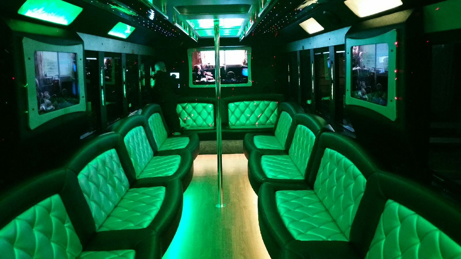 Colorado Party Bus Interior