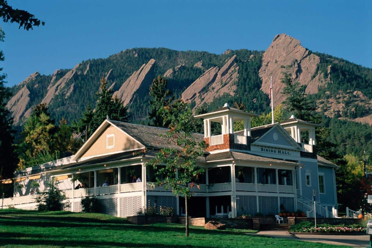 Exterior of the Colorado Chautauqua Dining Hall in Boulder