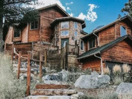 Exterior of the Juniper Mountain House in Evergreen, Colorado