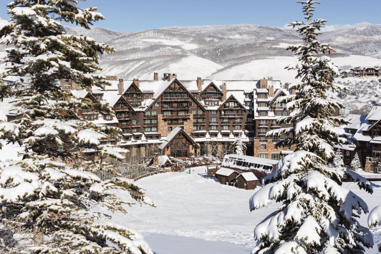 Overlooking the The Ritz-Carlton, Bachelor Gulch in winter from Beaver Creek