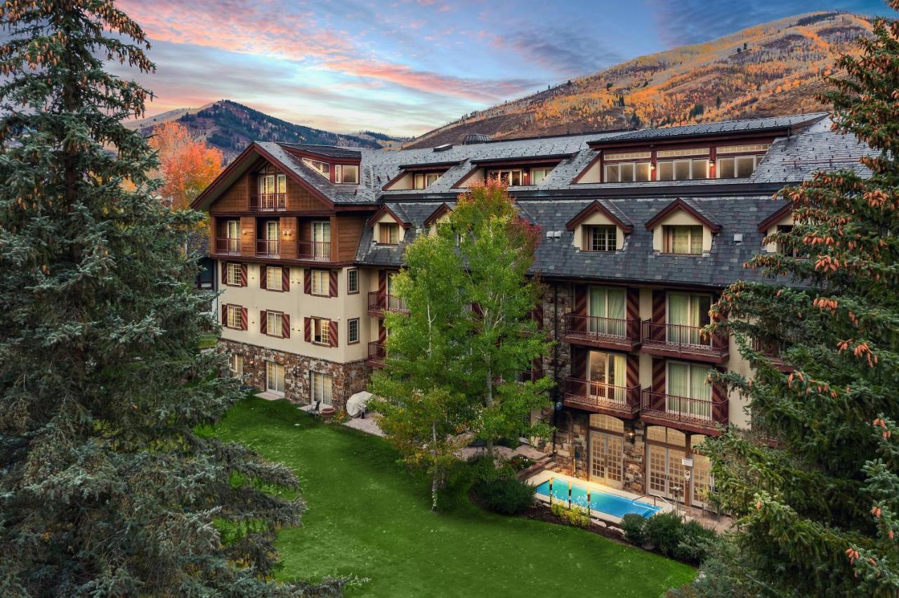 Rear view of the Tivoli Lodge in Vail, Colorado