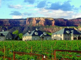 Exterior of the Two Rivers Winery and Chateau in Grand Junction, Colorado