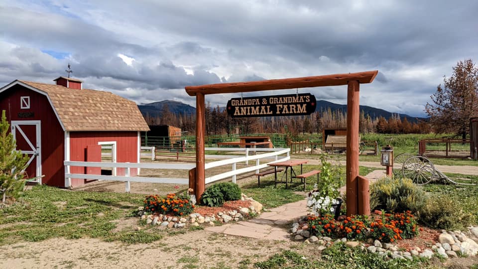 Grandpa & Grandma's Animal Farm at Winding River Resort in Grand Lake, Colorado