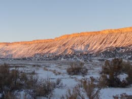 Central Orchard Mesa, Book Cliff Mountain Range in Palisade, Colorado