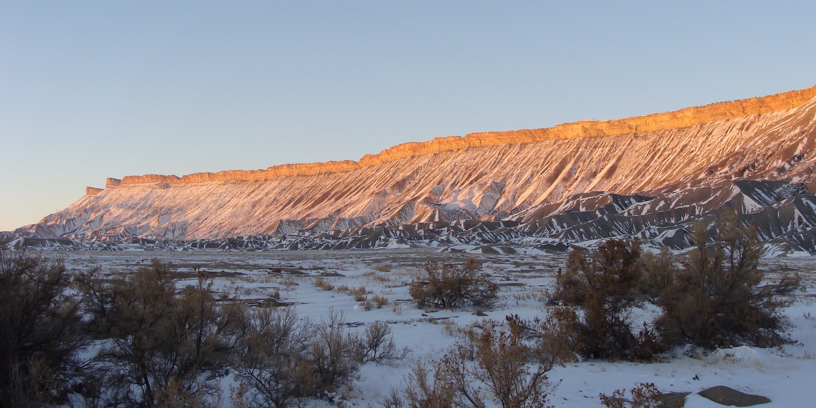 Central Orchard Mesa, Book Cliff Mountain Range in Palisade, Colorado