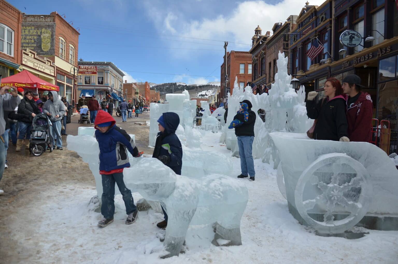 Cripple Creek Ice Fest CO 2025 February Ice Sculptures Uncover Colorado