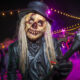 scary ghoul with guitar at 13th Floor Haunted House in Denver