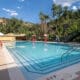 empty swimming pool on a beautiful day at Eldorado Springs Resort