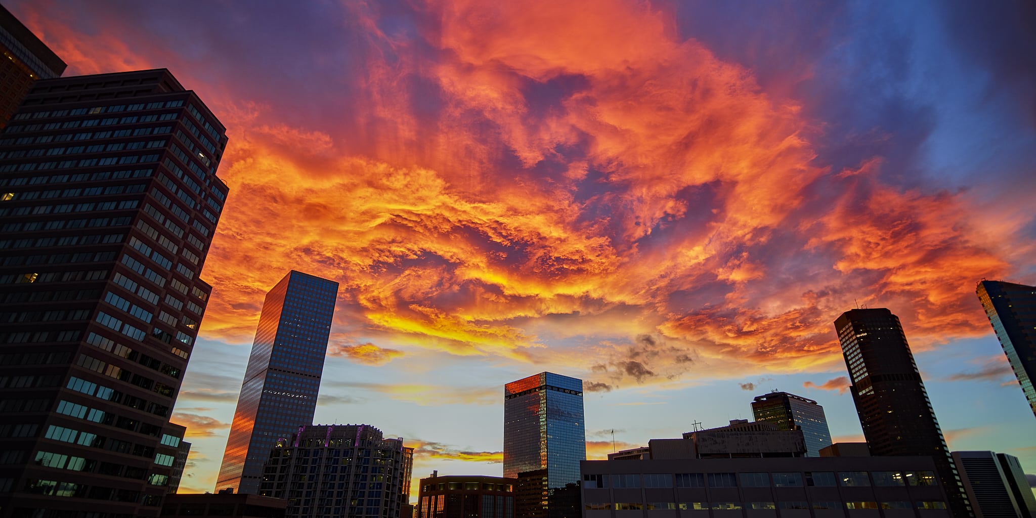 10 Reasons To Move To Denver Colorado Uncover Colorado Grant Street Downtown Denver Sunset Top