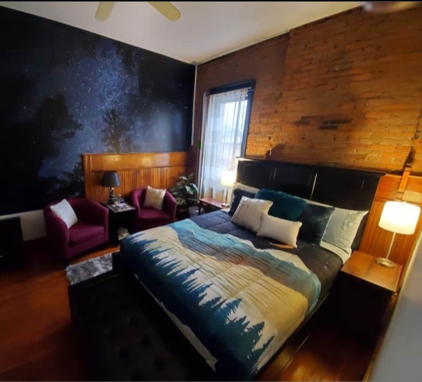 Starry Suite hotel room at the Aspen Inn in Creede