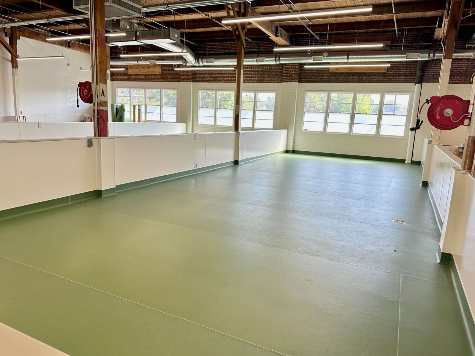 Indoor training room at Skiptown in RiNo Denver