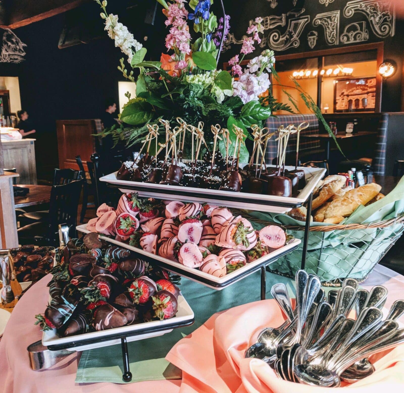 Close up of Mother's Day Brunch Buffet at ViewHouse restaurant in DTC