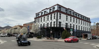 exterior of the Hotel St. Cloud in Canon City during the day