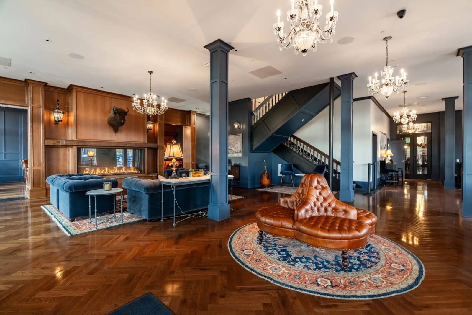 Main lobby in Hotel St. Cloud in Canon City