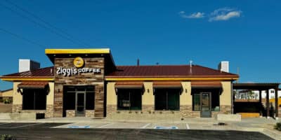 front exterior of Ziggi's Coffee in Monument, CO