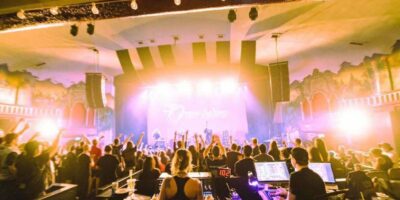 stage and metal bands performs at 2024 Mile High Power Fest
