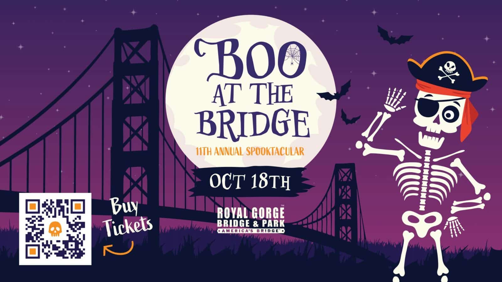 Boo at the Bridge 2025 Poster