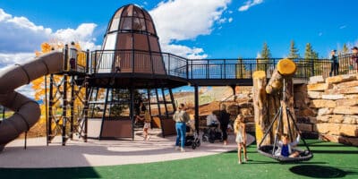 adaptive playground at Idlewild Park in Winter Park, Colorado