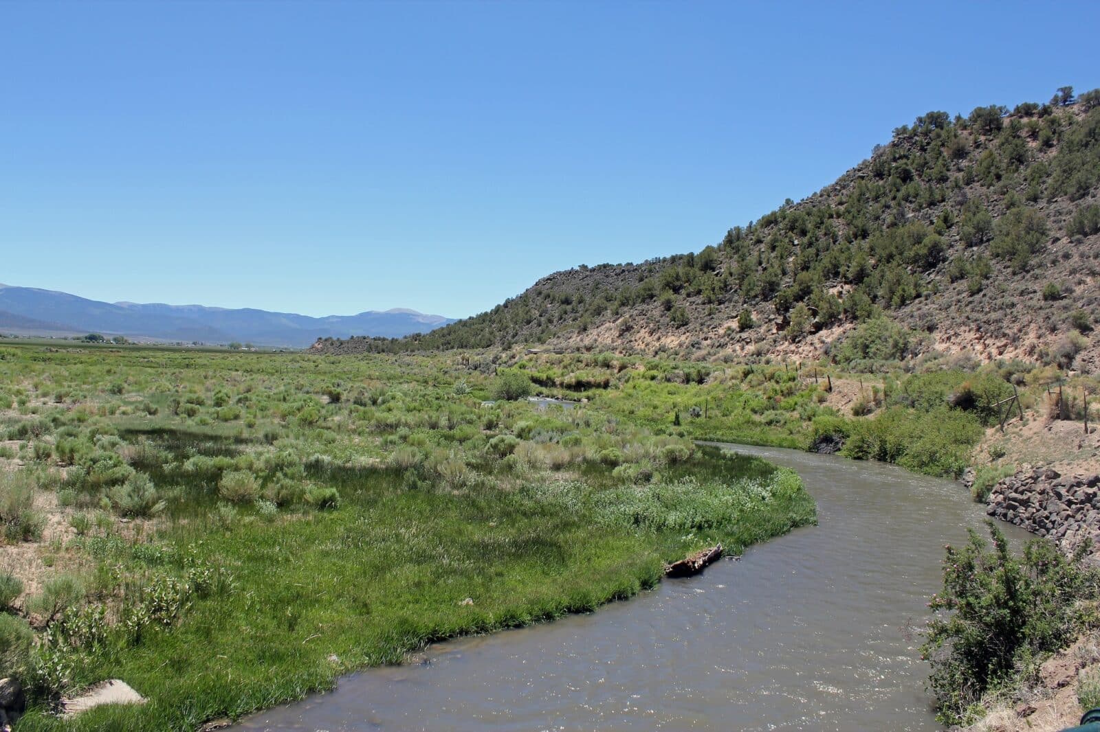 Culebra Creek meanders through the Southern Colorado high countryside