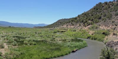 Culebra Creek meanders through the Southern Colorado high countryside