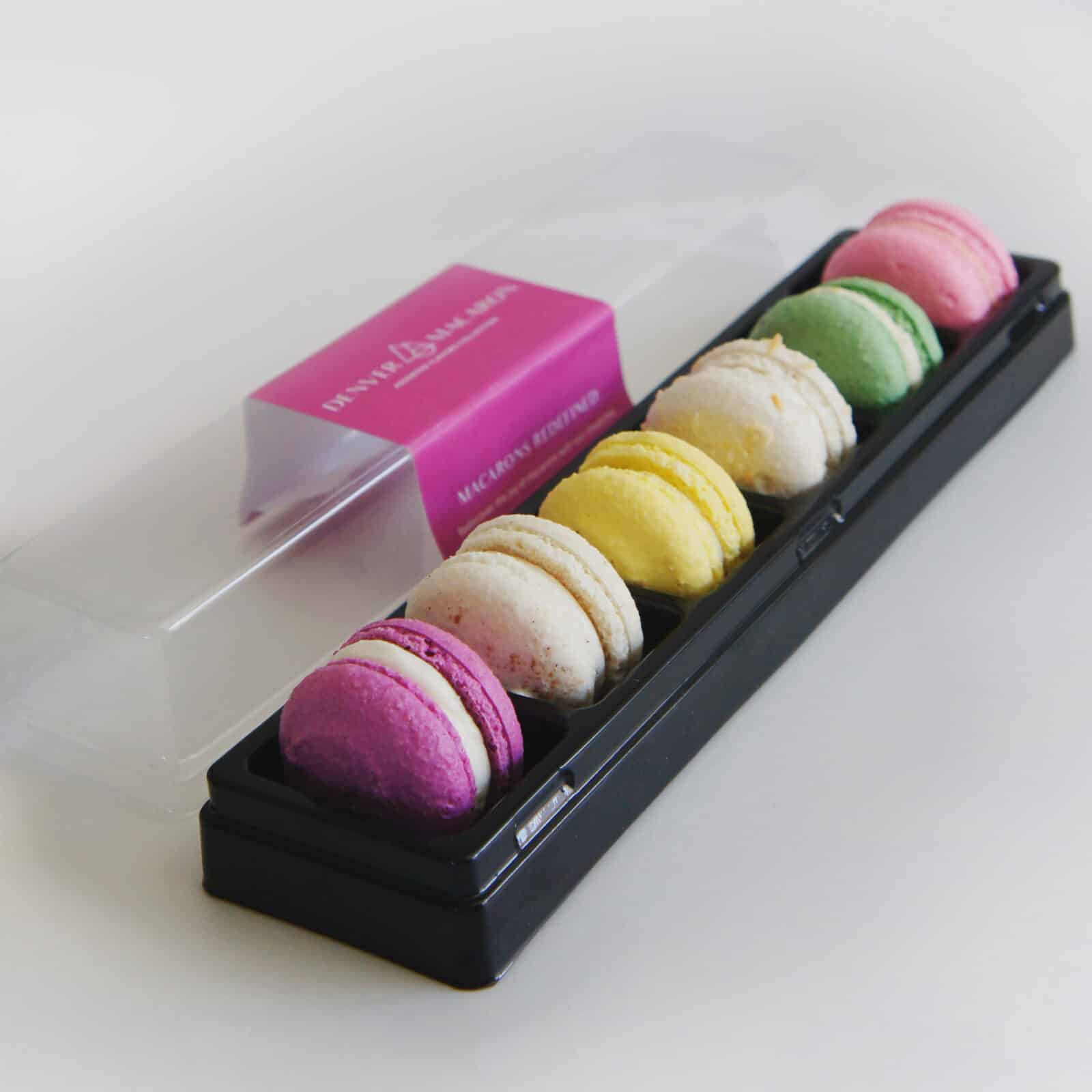 six pack of macarons from Denver Macaron