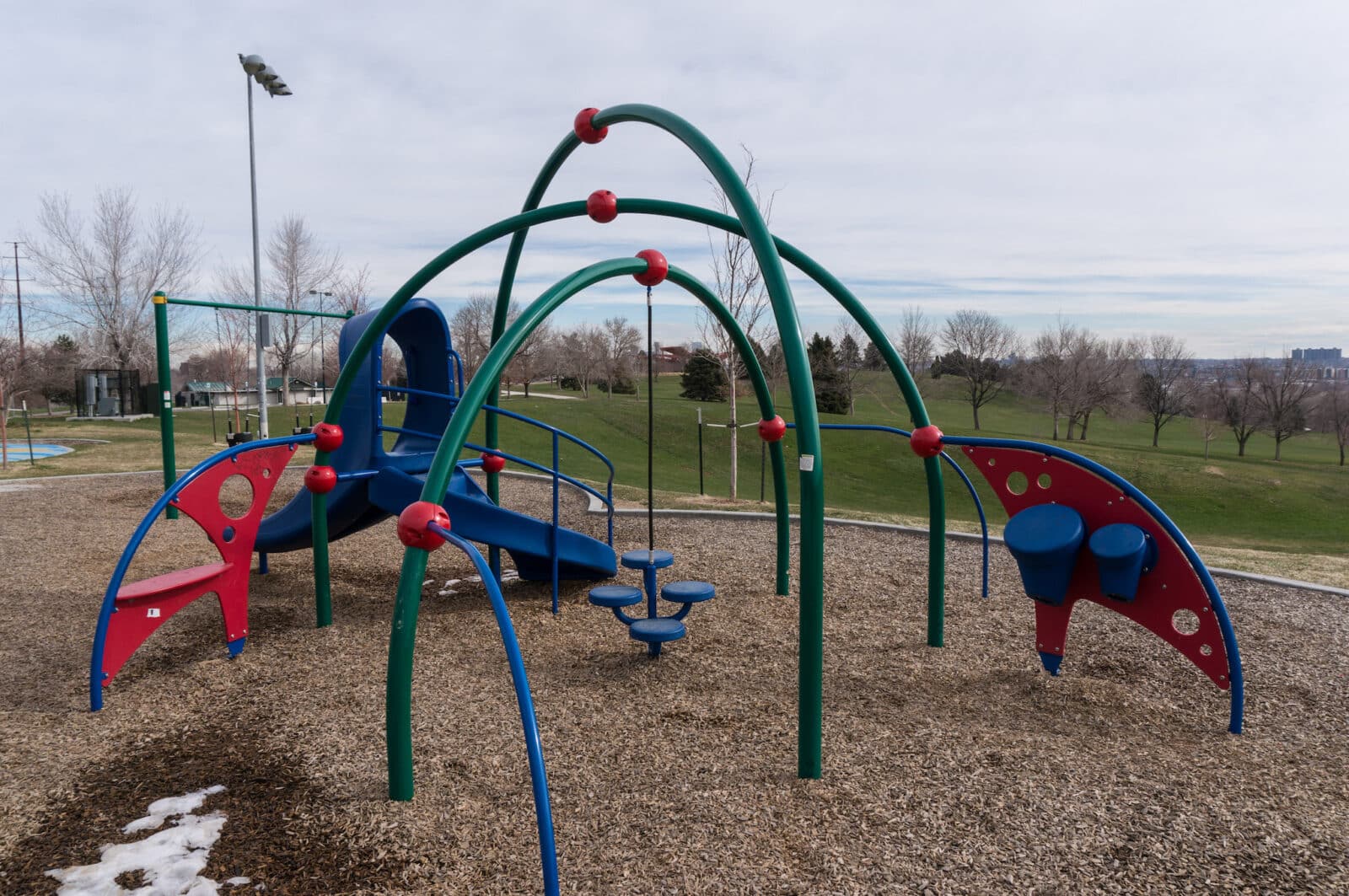view of playground at Ruby Hill Park in Denver